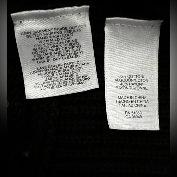 NINE West Short Sleeved Sweater with Ruffle Hem - Large - Picture 7 of 7